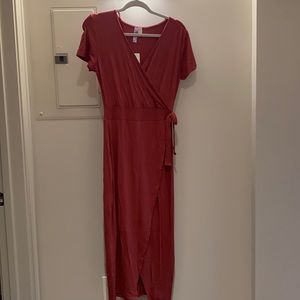 Francesca’s Red Wrap Dress